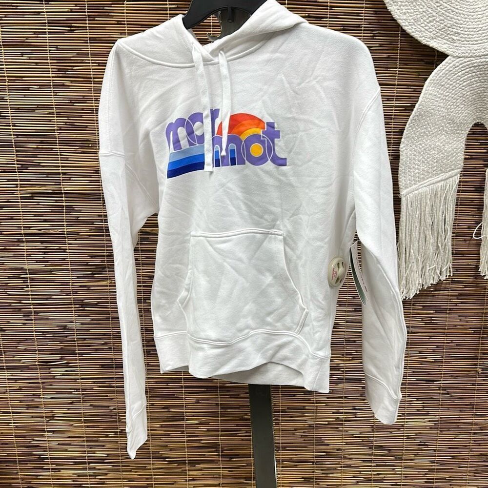 Marmot Women's Oceanside Graphic-Print Hoodie - White Size XS - Picture 2 of 3